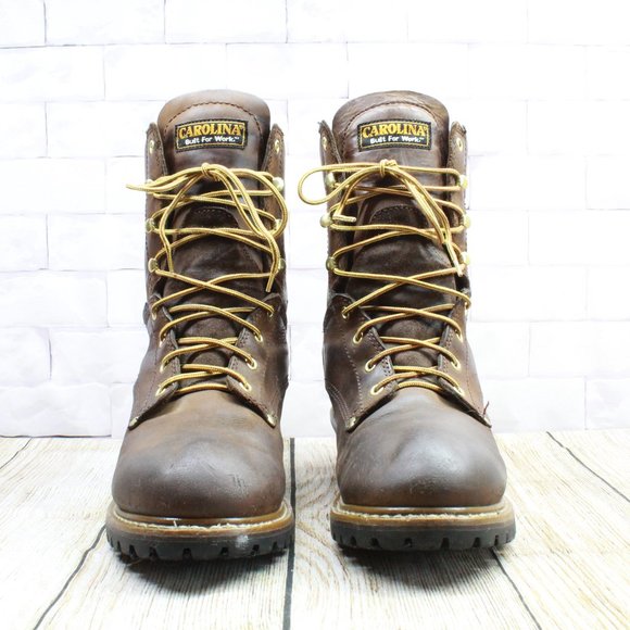 CAROLINA Steel Toe Logger Work Boots 11.5 D - Picture 4 of 9